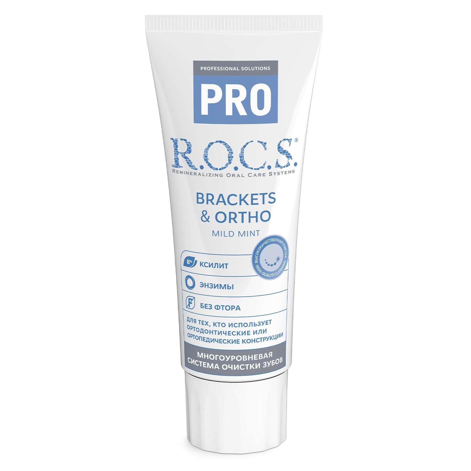Зубная паста ROCS Pro Brackets and Ortho 74г - фото 2