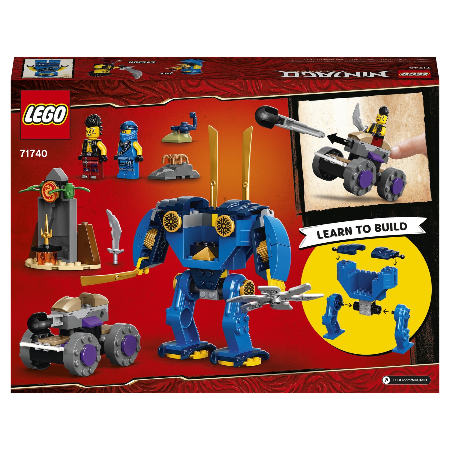 Конструктор LEGO Ninjago Электрический робот Джея 71740 - фото 3