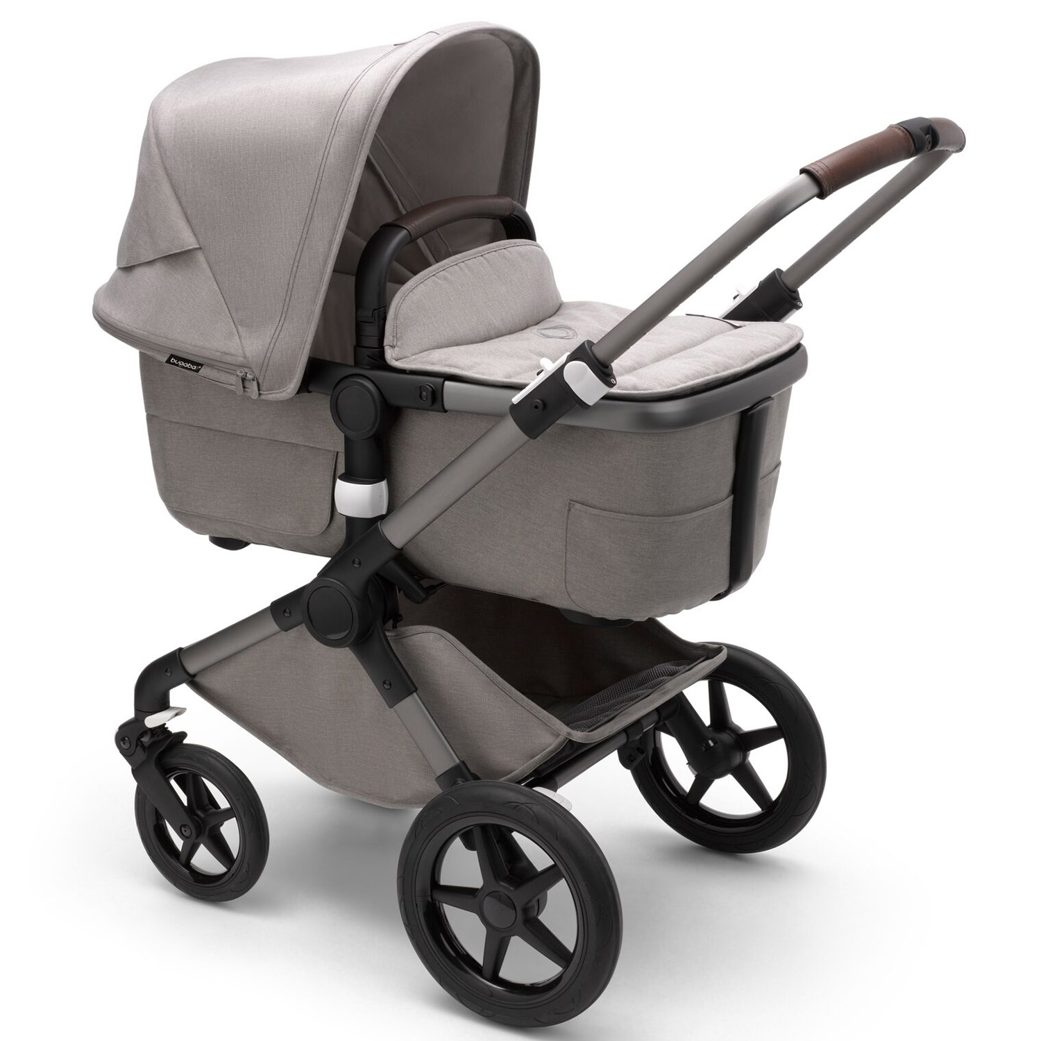 Коляска 2в1 Bugaboo Fox3 Complete Mineral Graphite-Light Grey 2306010033 - фото 1