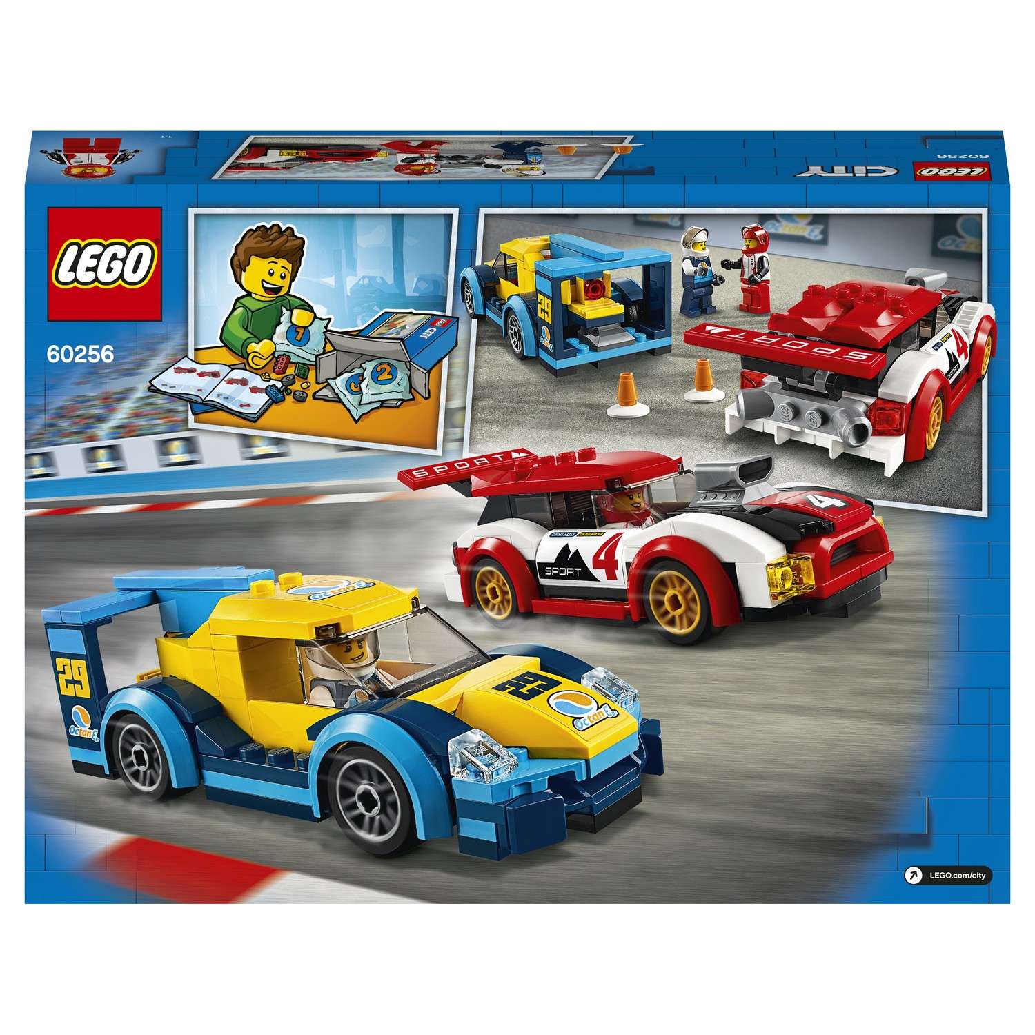 Конструктор LEGO City Nitro Wheels Гоночные автомобили 60256 - фото 3