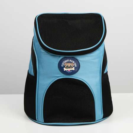 Рюкзак для переноски Пушистое счастье «Хороший мальчик» 31х23х30 см
