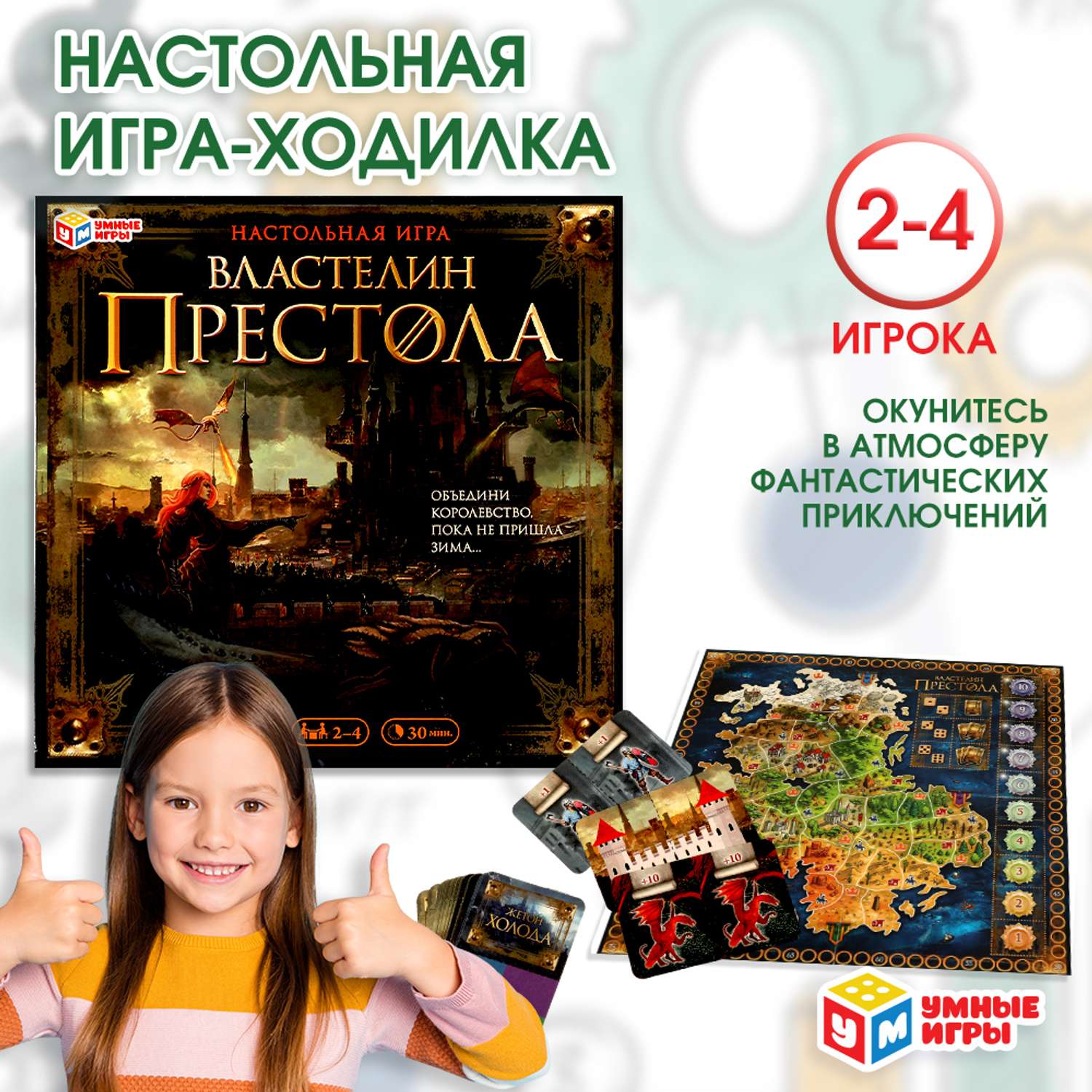 Игра настольная Умные игры Властелин престола 345540 - фото 1