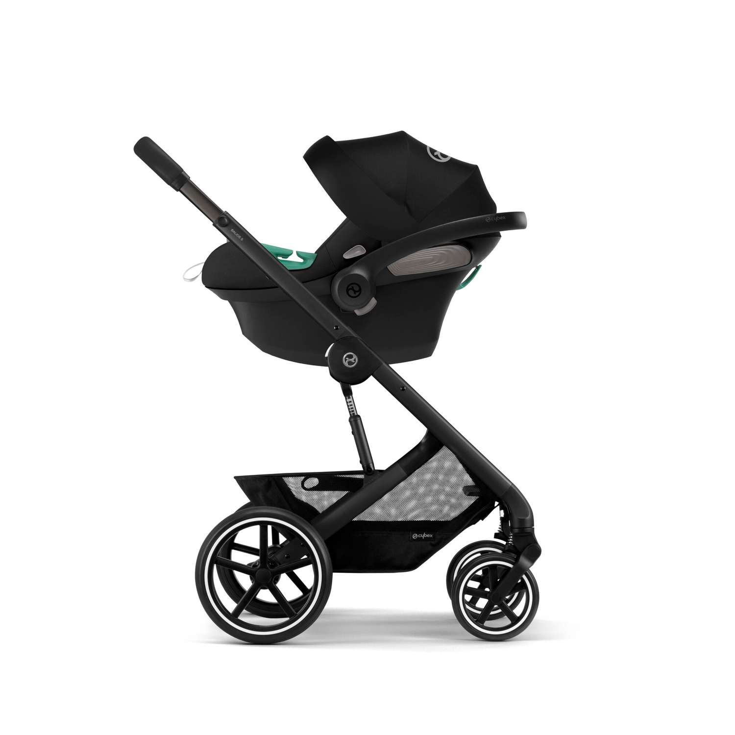 Коляска Cybex Balios S Lux BLK 3в1 Moon Black с дождевиком - фото 5