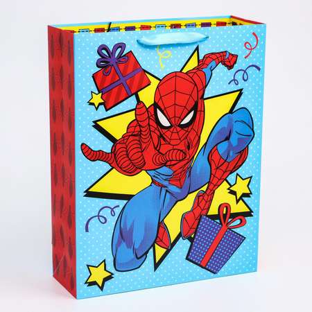 Пакет подарочный MARVEL «С Днем Рождения!» Человек-паук