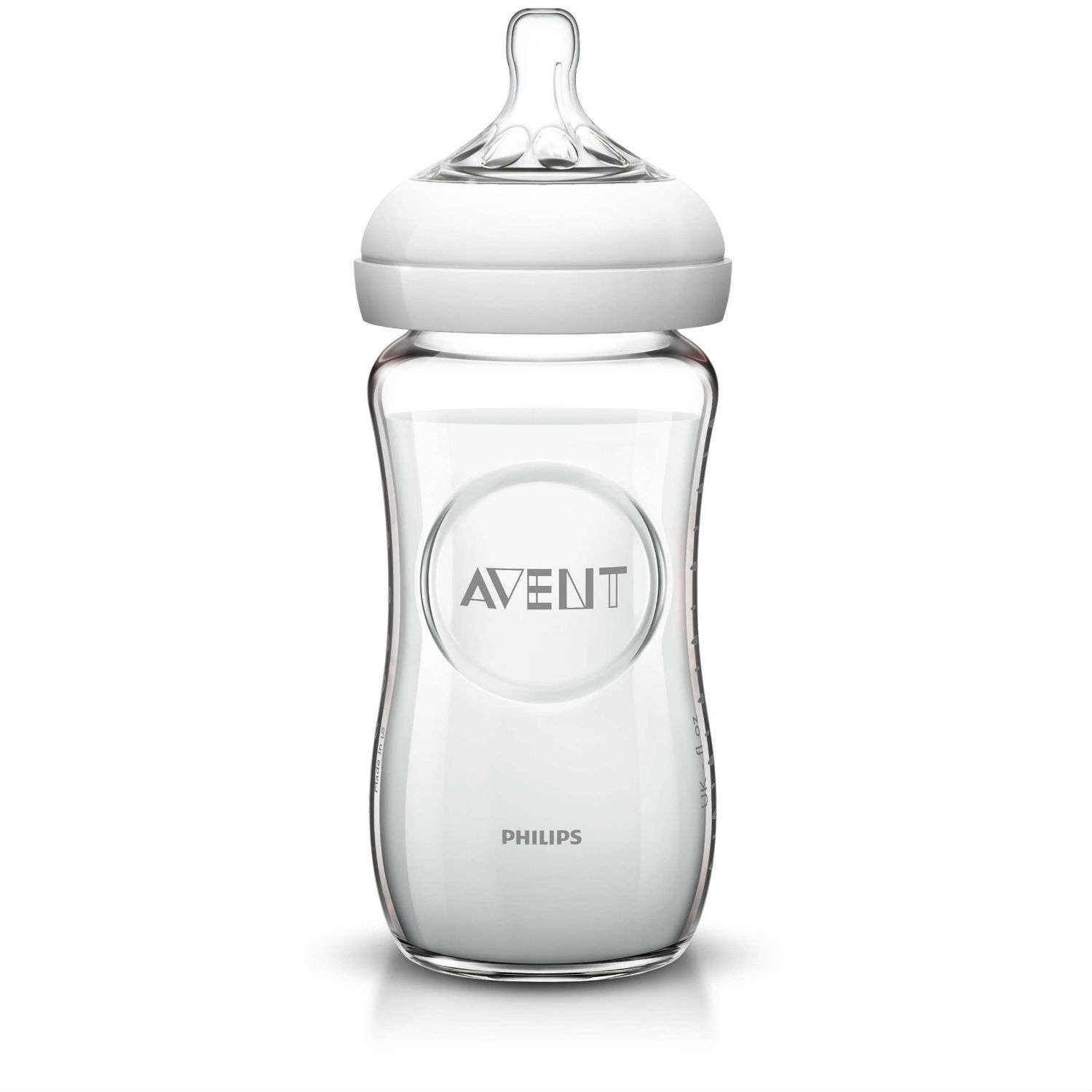 Бутылочка Philips Avent Natural стеклянная 1 мес+ 240 мл SCF673/17 - фото 2