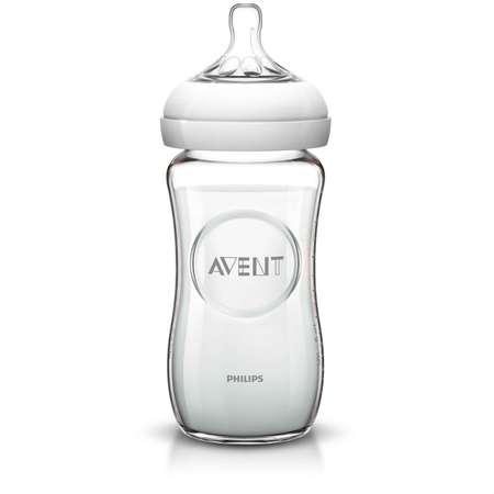 Бутылочка Philips Avent Natural стеклянная 1 мес+ 240 мл SCF673/17