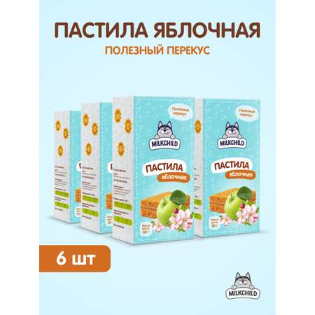 Яблочная пастила MILKCHILD без сахара 50г / 6 шт