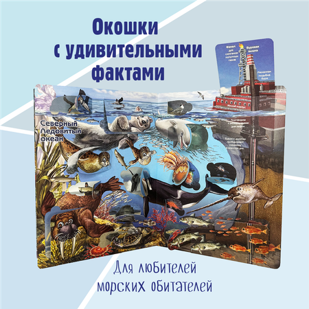 Энциклопедия с окошками BimBiMon книга детская