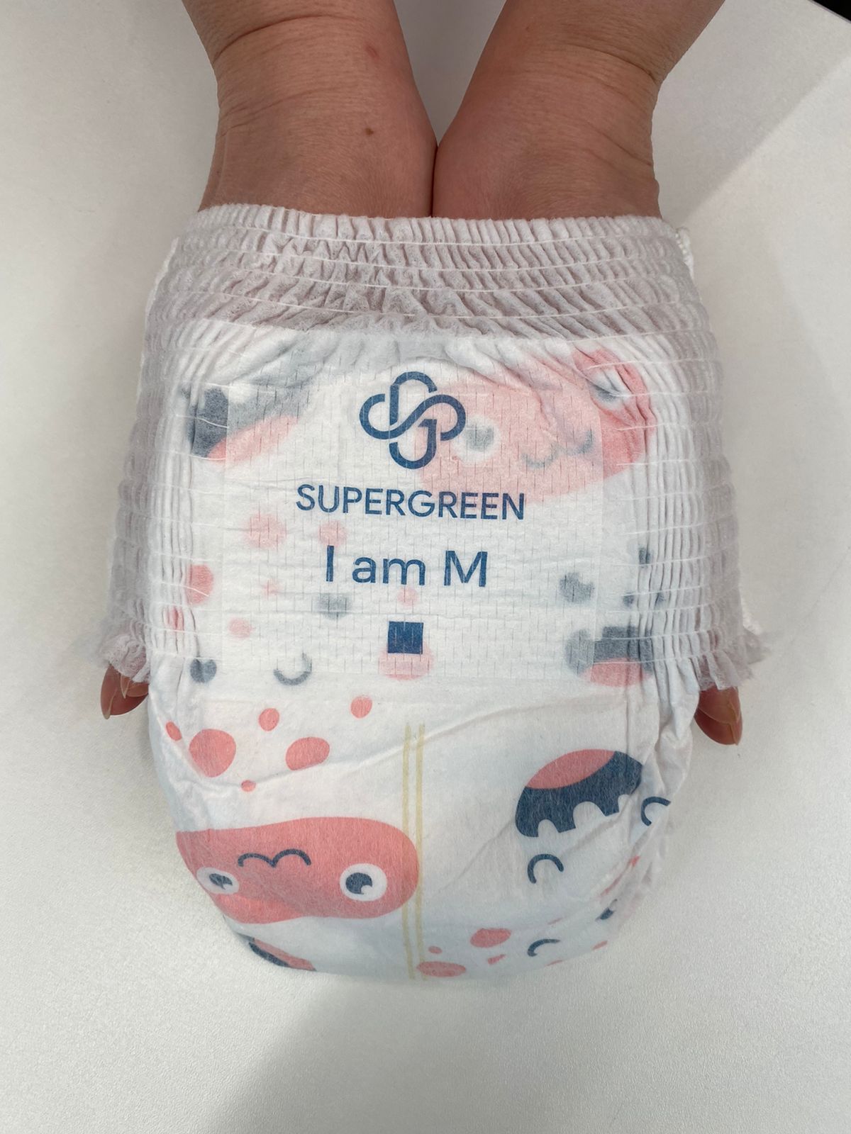 Подгузники-трусики SUPERGREEN Premium baby Pants размер L 11 - 16 кг 44 шт - фото 7