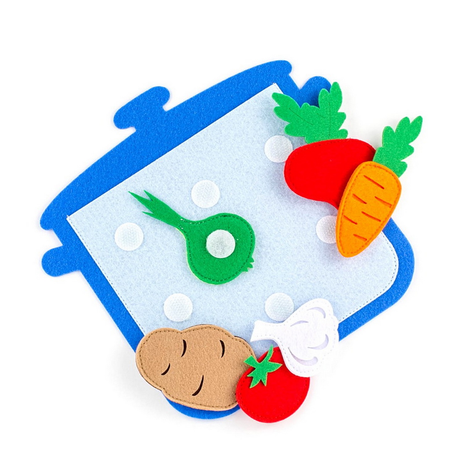 Развивающая игра Фетров «Кастрюля с овощами» 1201006 - фото 2