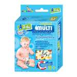 Трусики MULTI-DIAPERS с карманом для вкладыша Лисы А 3-6кг 1шт