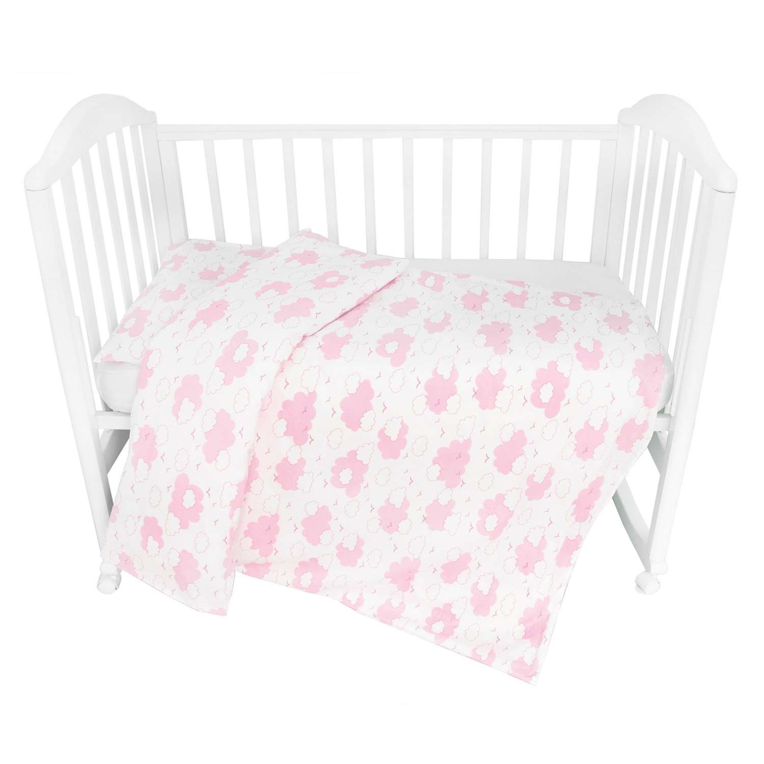 Комплект постельного белья Споки Ноки Облака Розовый 3предмета DMC111/6RO - фото 2