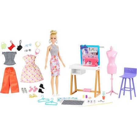 Набор игровой Barbie Студия модного дизайна HDY90