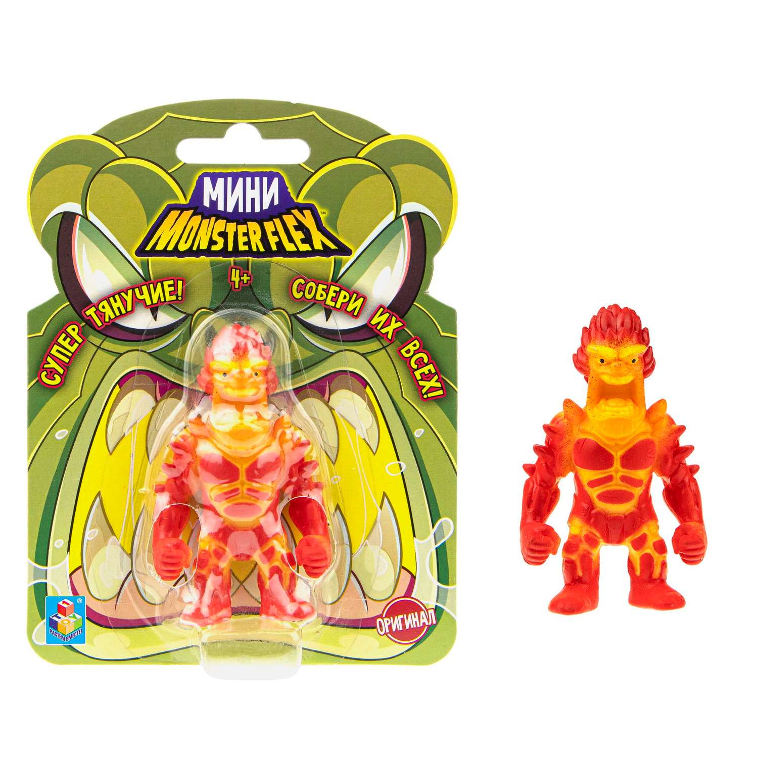 Игрушка тягун 1Toy Monster Flex Mini в ассортименте Т21688-2 - фото 3