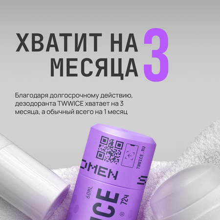 Дезодорант TWWICE антиперспирант