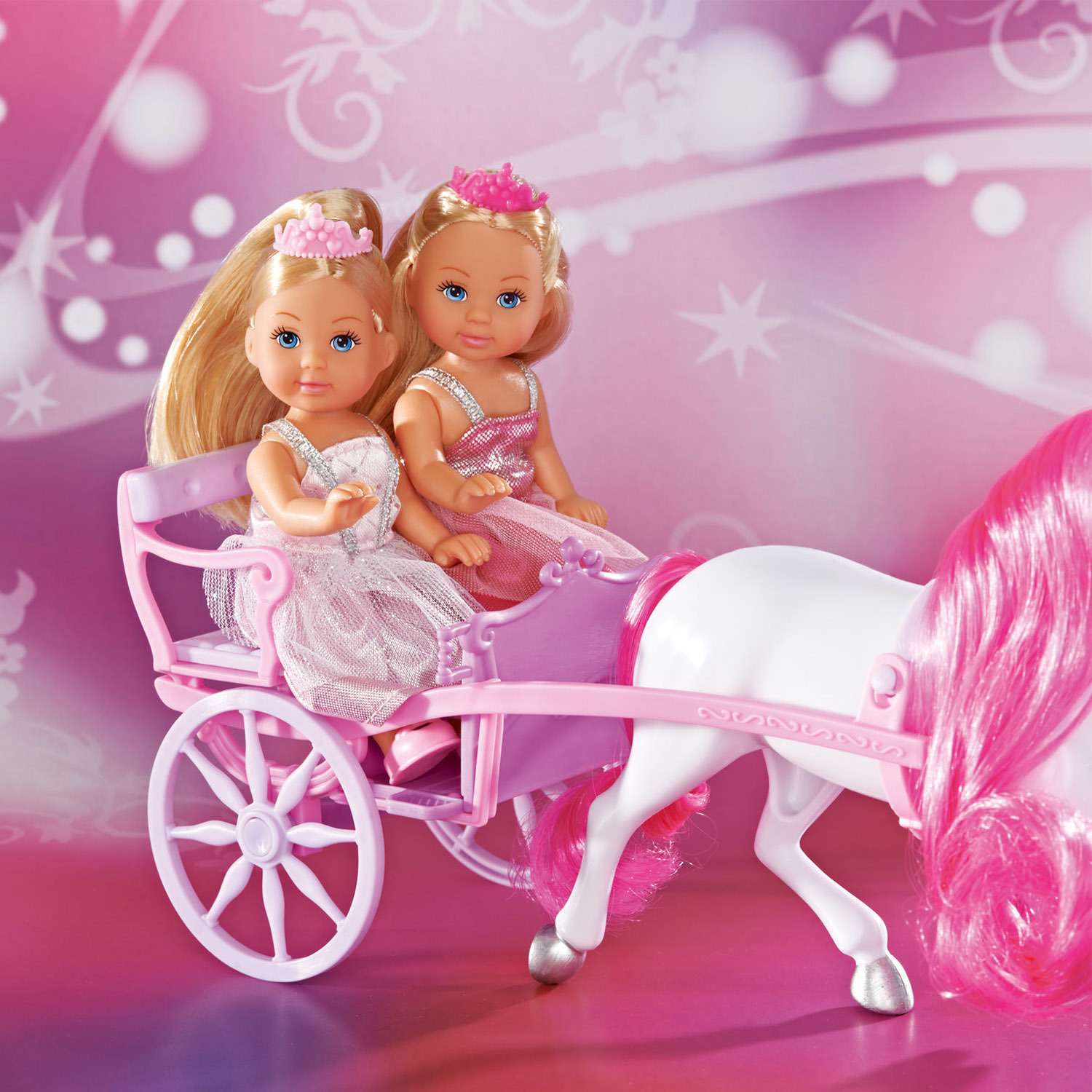 Набор Evi Simba две Еви-принцессы+лошадь+карета 5736646 5736646 - фото 4
