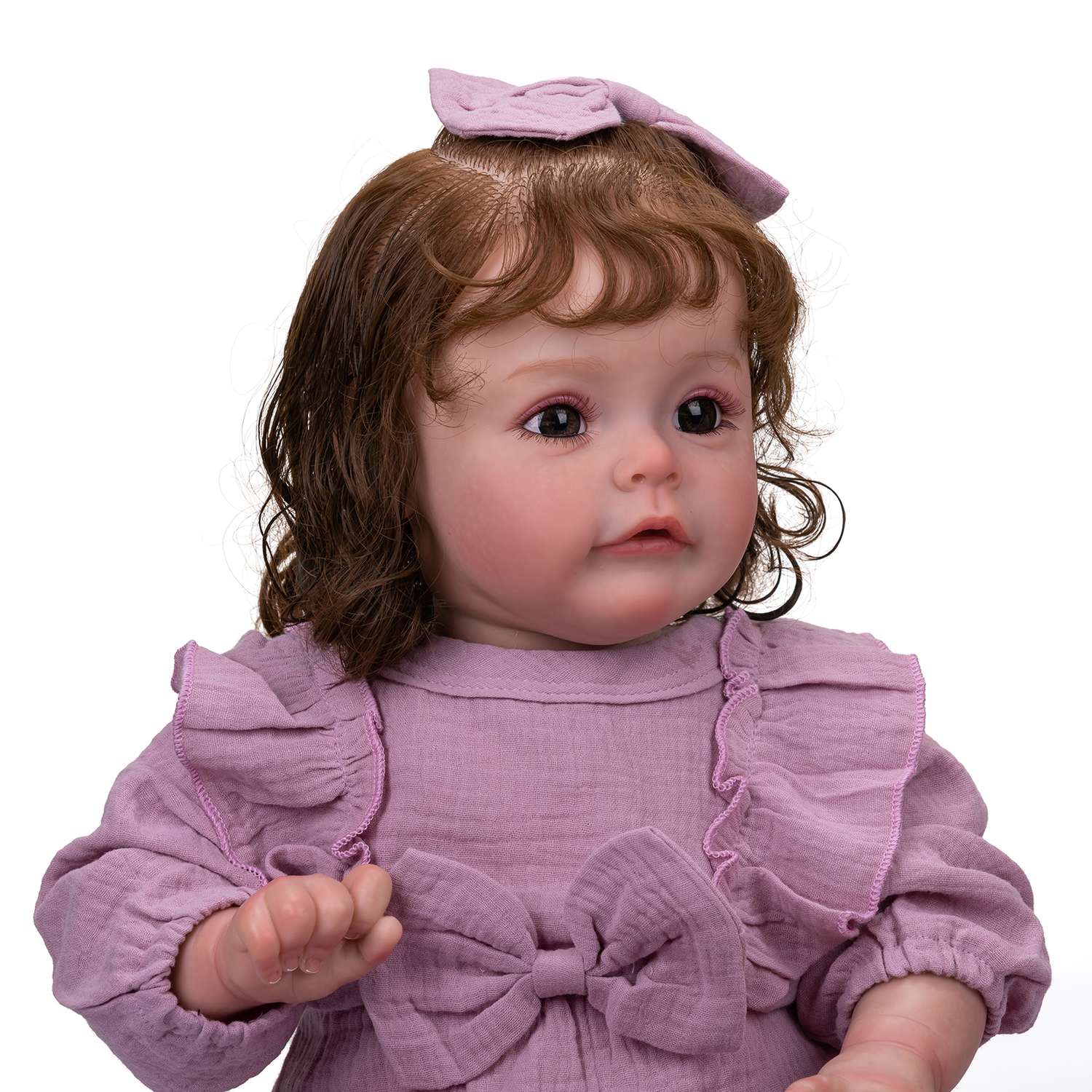 Кукла реборн KykliReborn Аришка 60 см 498 - фото 7