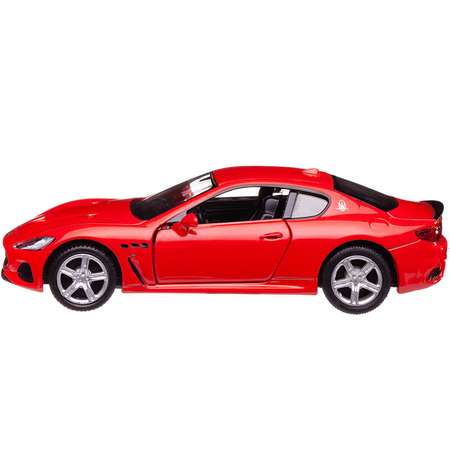 Машина металлическая Uni-Fortune Maserati GranTurismo мс 2018 цвет красный двери открываются