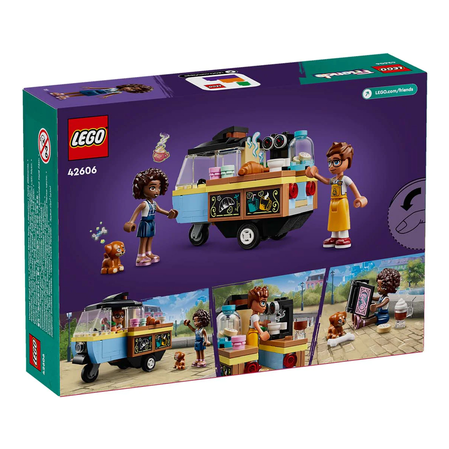 Конструктор детский LEGO Friends Мобильная тележка-пекарня 42606 - фото 3