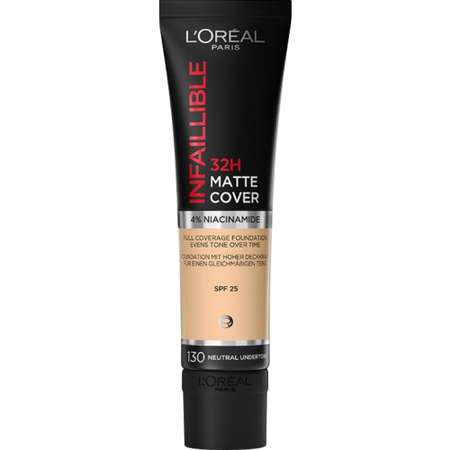 Тональный крем LOREAL Infaillible матовое покрытие 32ч тон 130