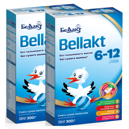 Смесь сухая молочная Беллакт «Bellakt 6-12» 300 г х2 шт