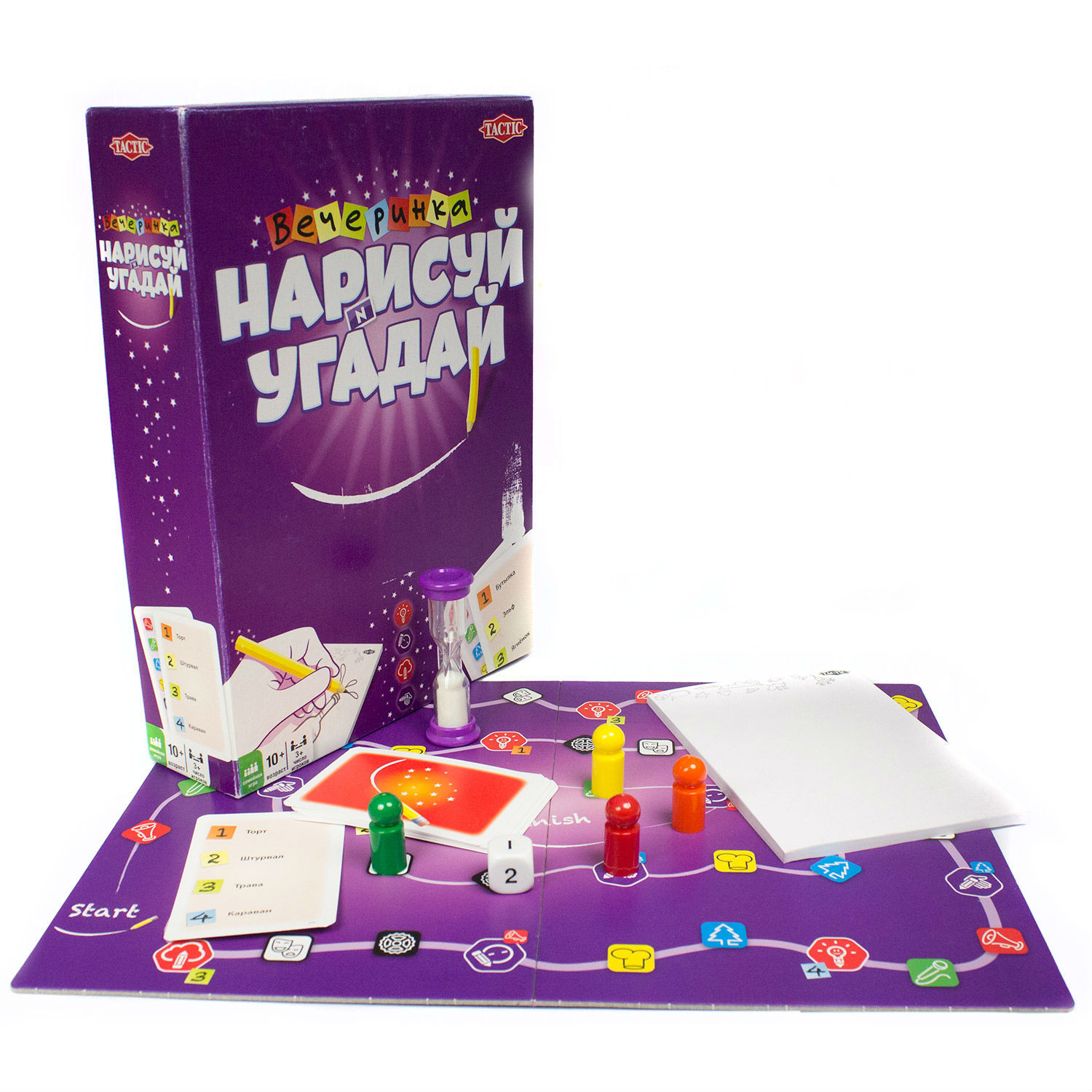 Игра настольная Tactic Games Нарисуй и угадай Вечеринка - фото 3