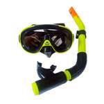 Набор для плавания Hawk E39245-3 юниорский маска+трубка ПВХ желтый