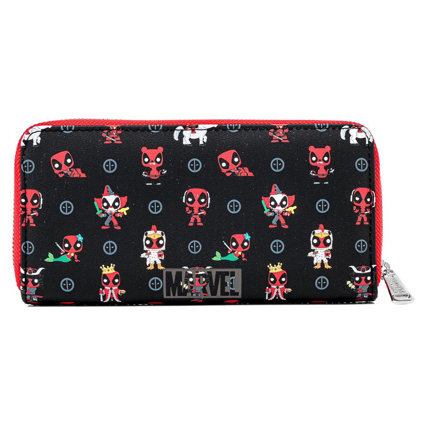 Кошелек Funko Loungefly Marvel Deadpool 30th Anniversary AOP Zip Around Wallet MVWA0142 - фото 3