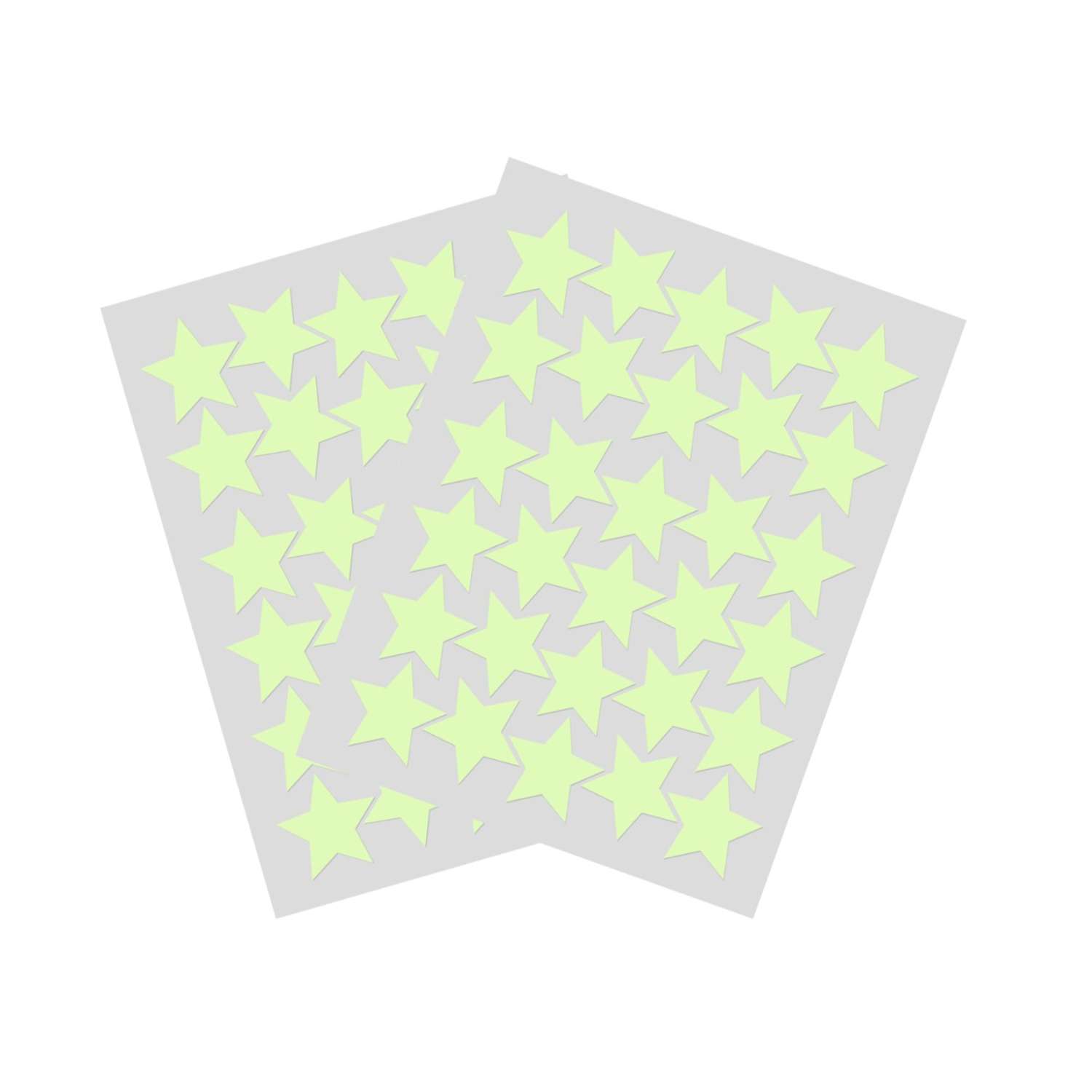 Светящиеся наклейки Люми-Зуми Звездное небо 30 звезд А 7 2 листа - фото 1