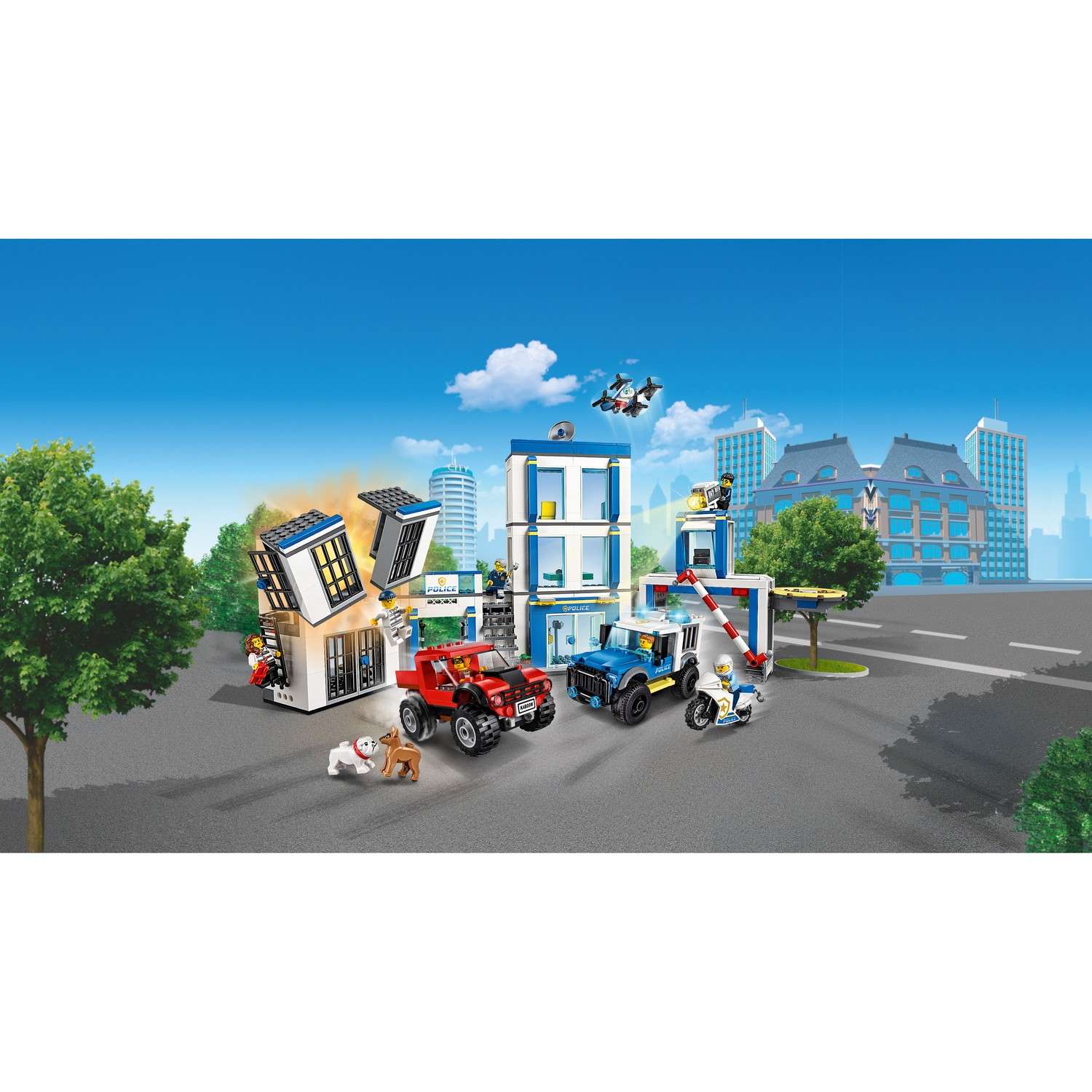 Конструктор LEGO City Police Полицейский участок 60246 - фото 9