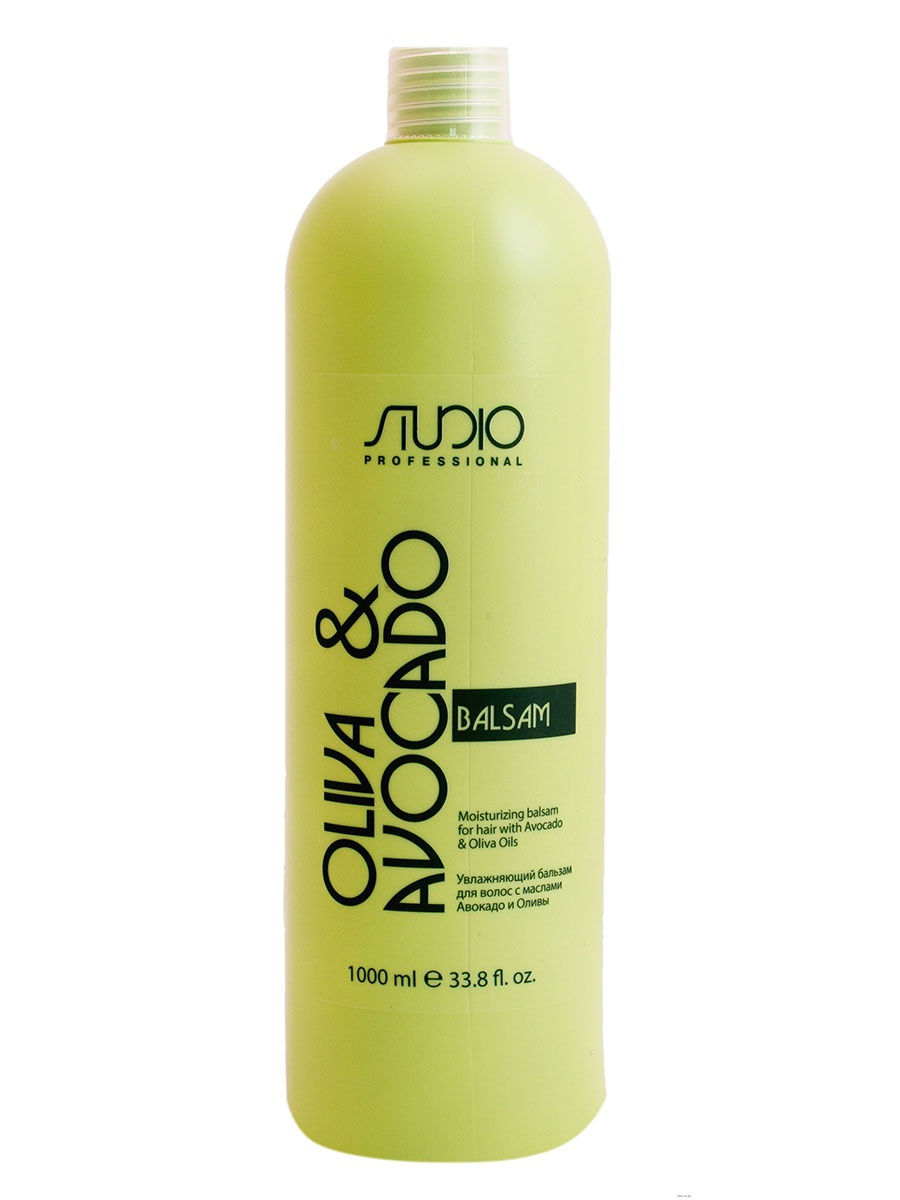 Бальзам Kapous увлажняющий для волос с маслами авокадо и оливы 1000 мл - фото 1