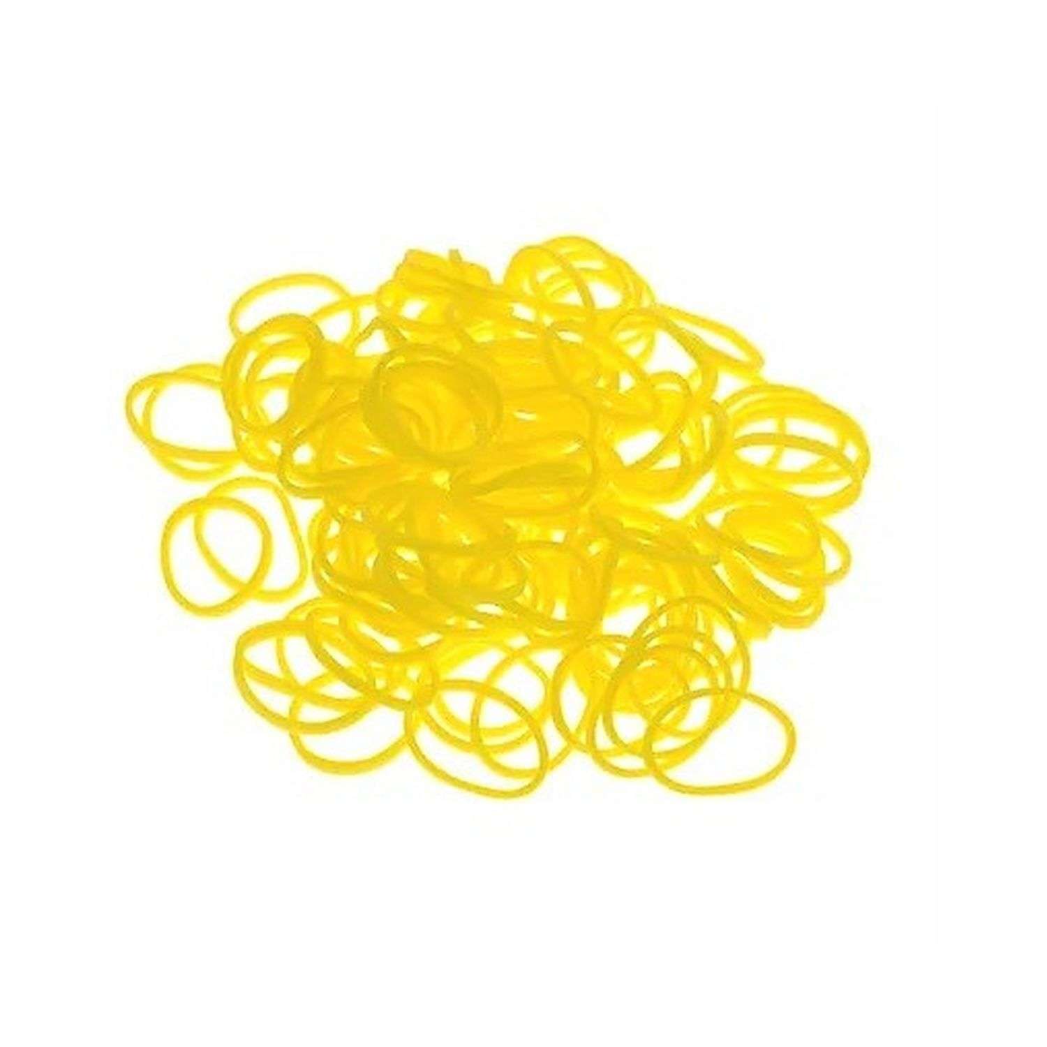 Набор резинок Ripoma 600 штук желтые - фото 1
