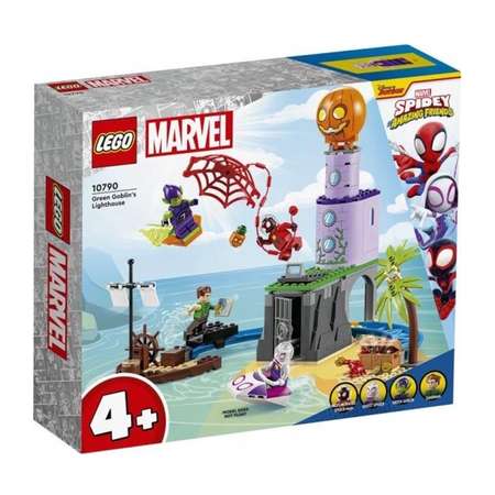 Конструктор детский LEGO Marvel Команда Человека-паука и маяк Зеленого Гоблина 10790