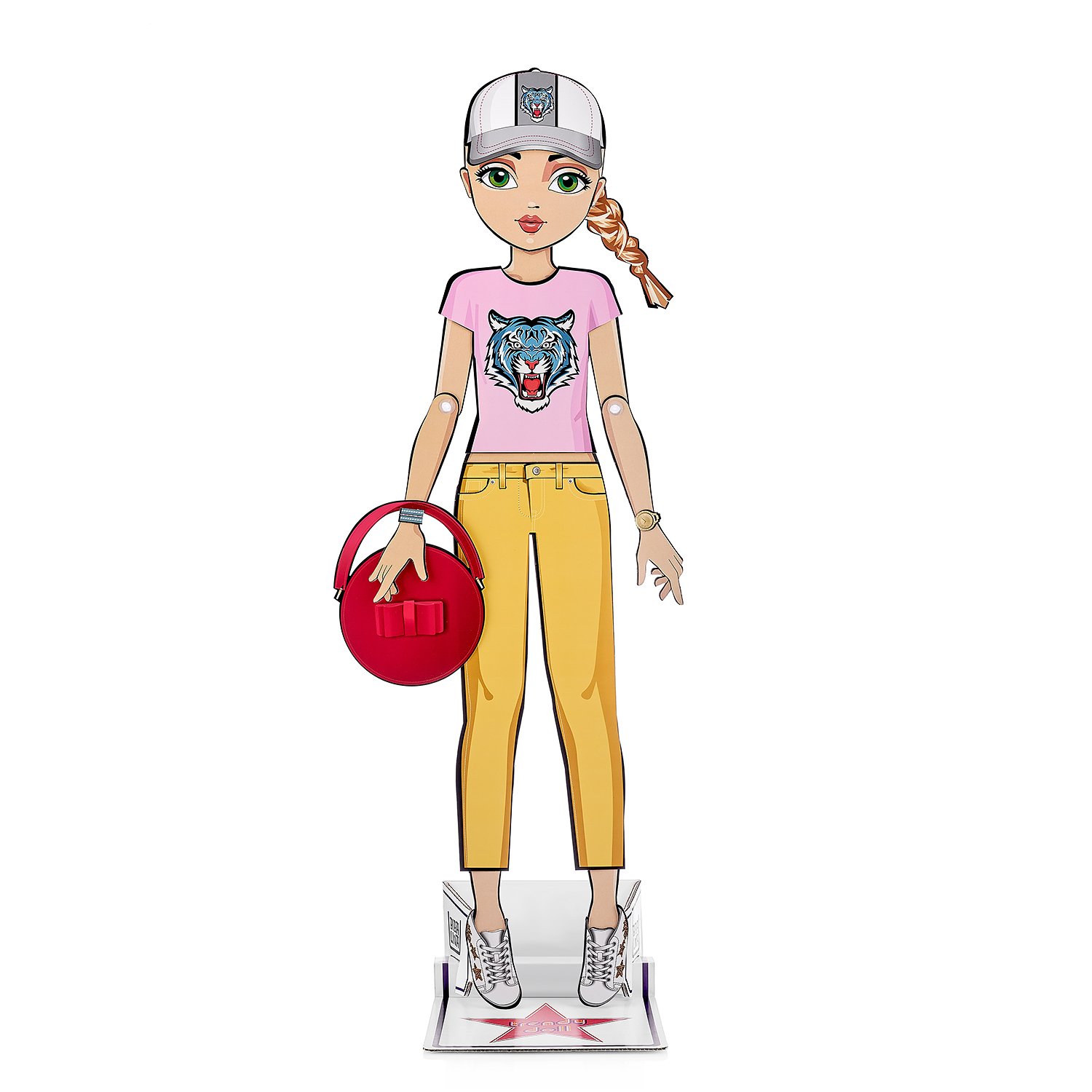 Кукла Bibalina с одеждой из картона Trendy doll Мира ИНП-101 - фото 8