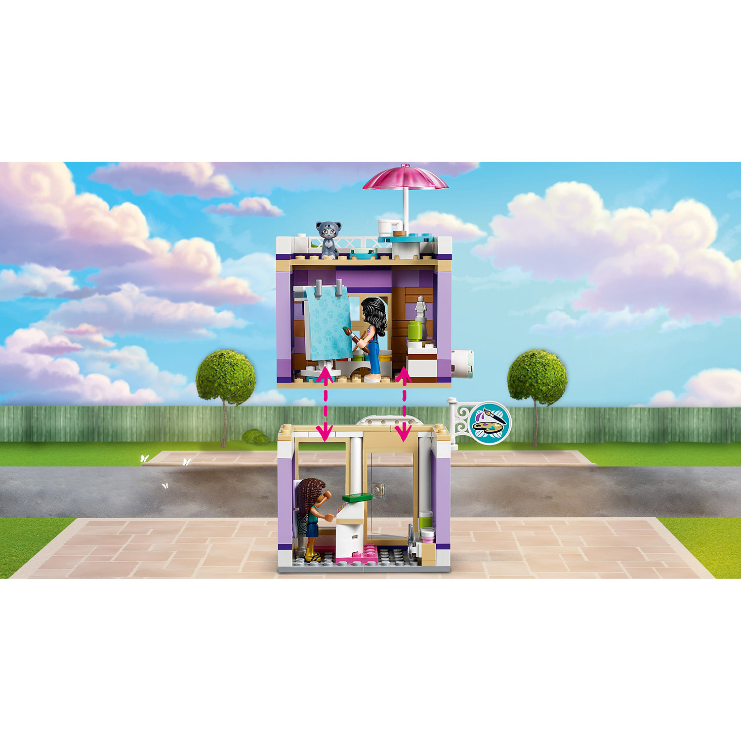 Конструктор LEGO Friends Художественная студия Эммы 41365 - фото 7