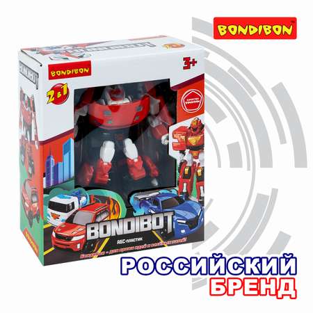 Фигурка Bondibon трансформер Робот Машина 2в1