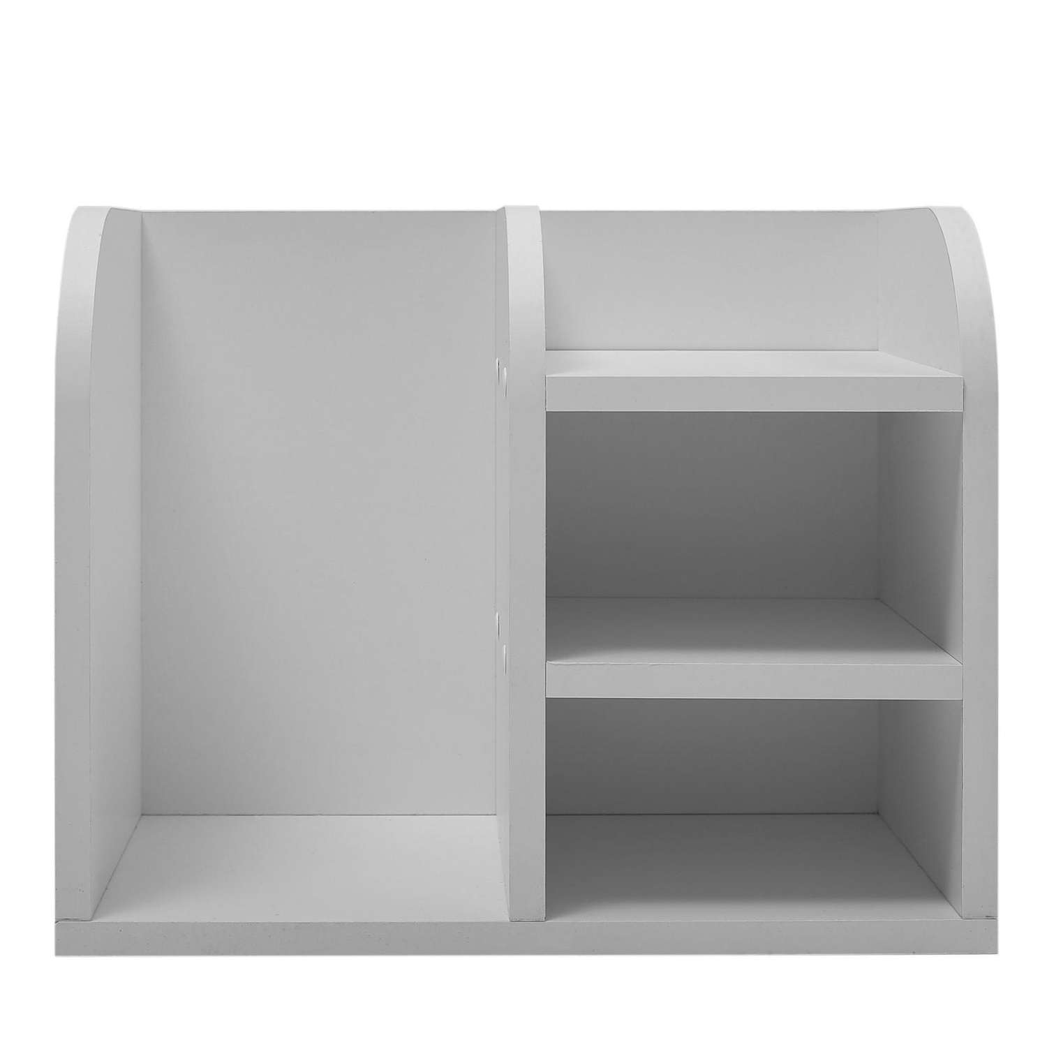 Подставка-органайзер Клик Мебель настольный Лео №1 42х26х34 см белый - фото 4