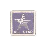 Термоаппликация Hobby Pro нашивка Герб All Star 4.4х4.4 см для ремонта и украшения одежды
