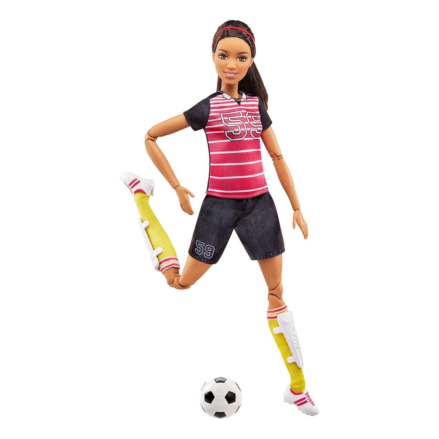 Куклы-спортсменки Barbie Безграничные движения Футболистка (Fcx82) DVF68 - фото 6
