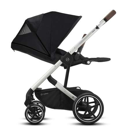 Коляска Cybex Balios S Lux SLV с дождевиком Deep Black