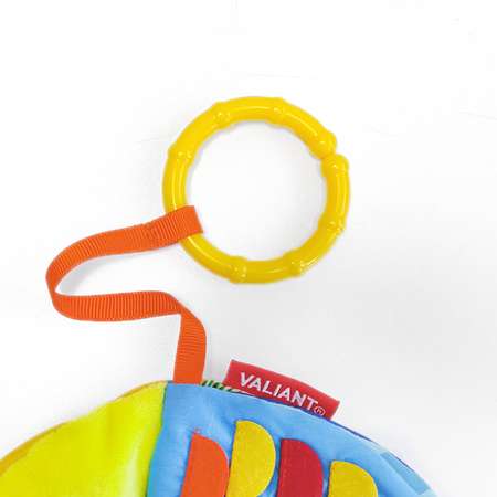 Книжка-игрушка VALIANT для малышей «Рыбка» с прорезывателем и подвесом