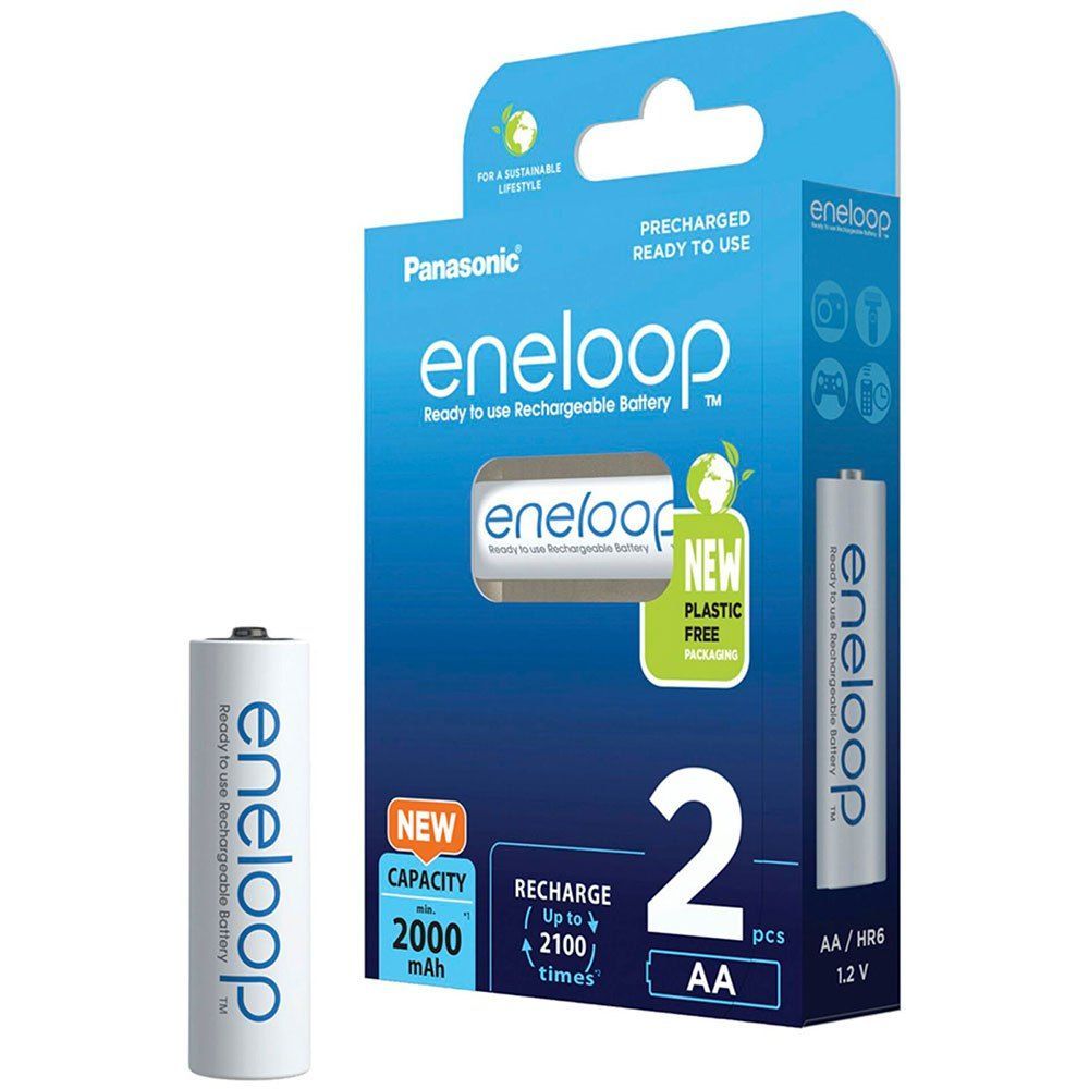 Aккумуляторы Panasonic Eneloop AA 2000mAh 2шт BK-3MCDE/2BE - фото 1