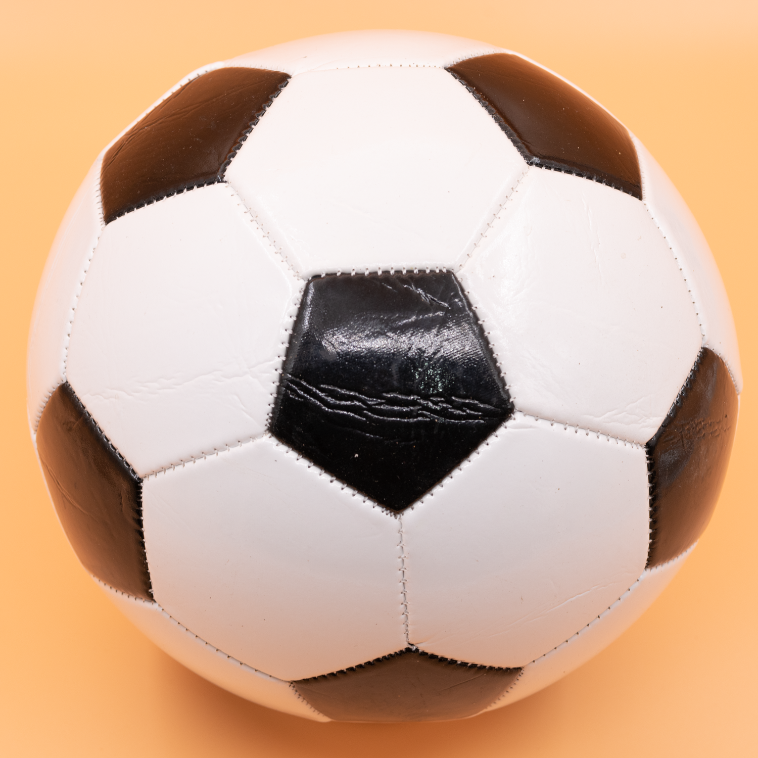 Мяч футбольный Bolalar Черный - фото 5