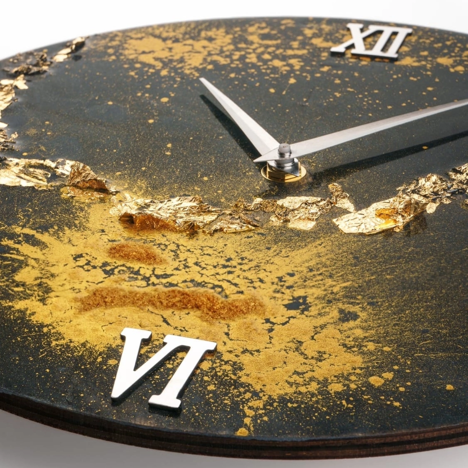Набор для творчества Resin Art Master IQ Часы с эпоксидной смолой с золотом - фото 8
