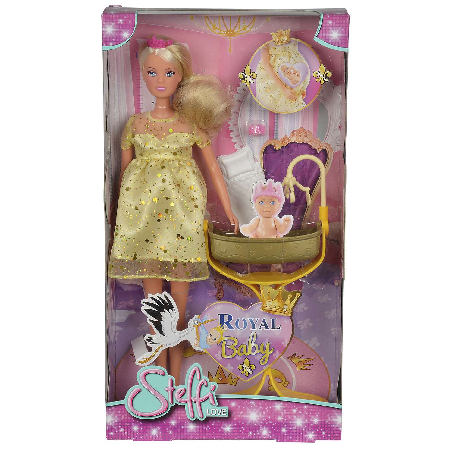 Кукла STEFFI беременная королевский набор 5737084 5737084 - фото 3