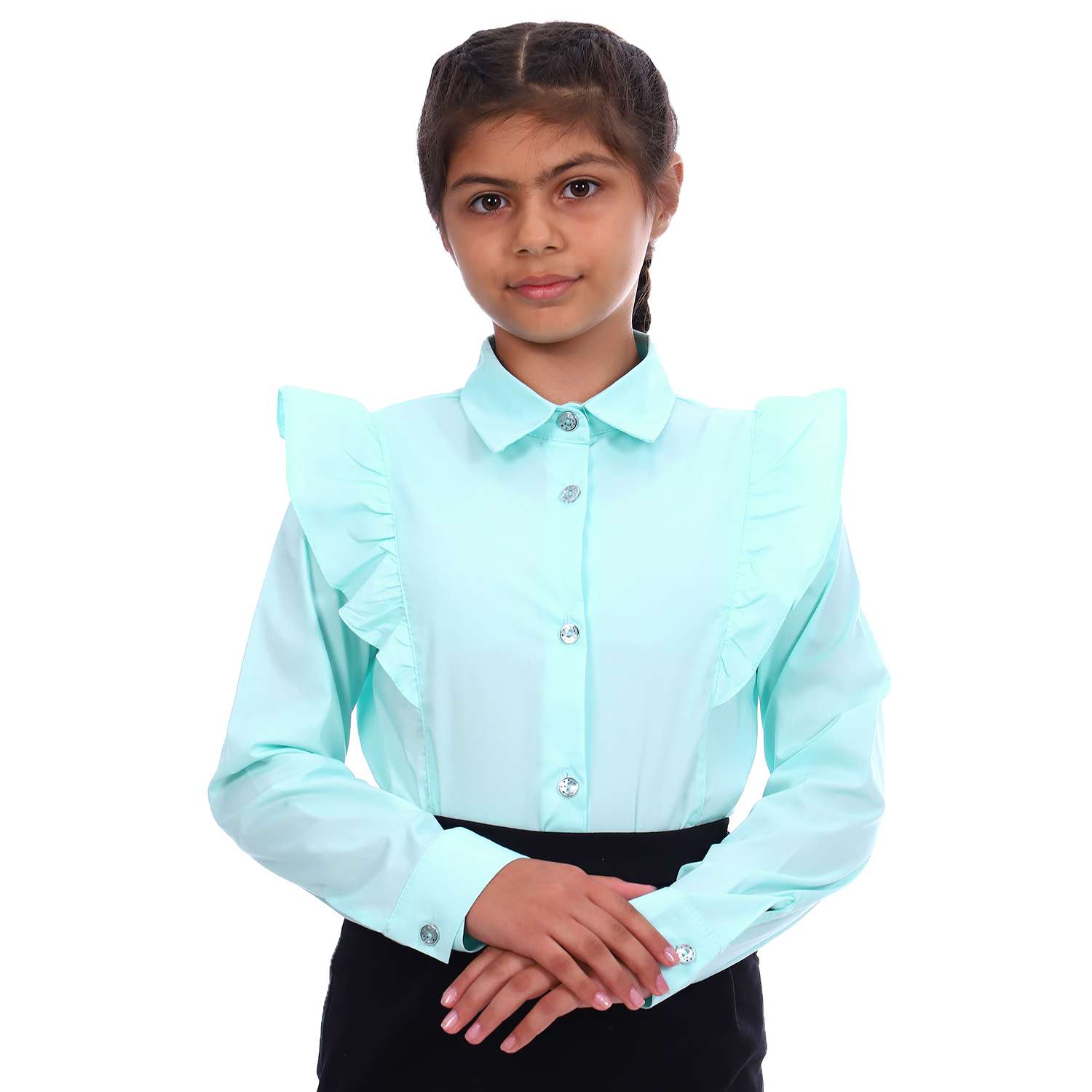 Блузка Детская Одежда BL-11000/мятный - фото 1