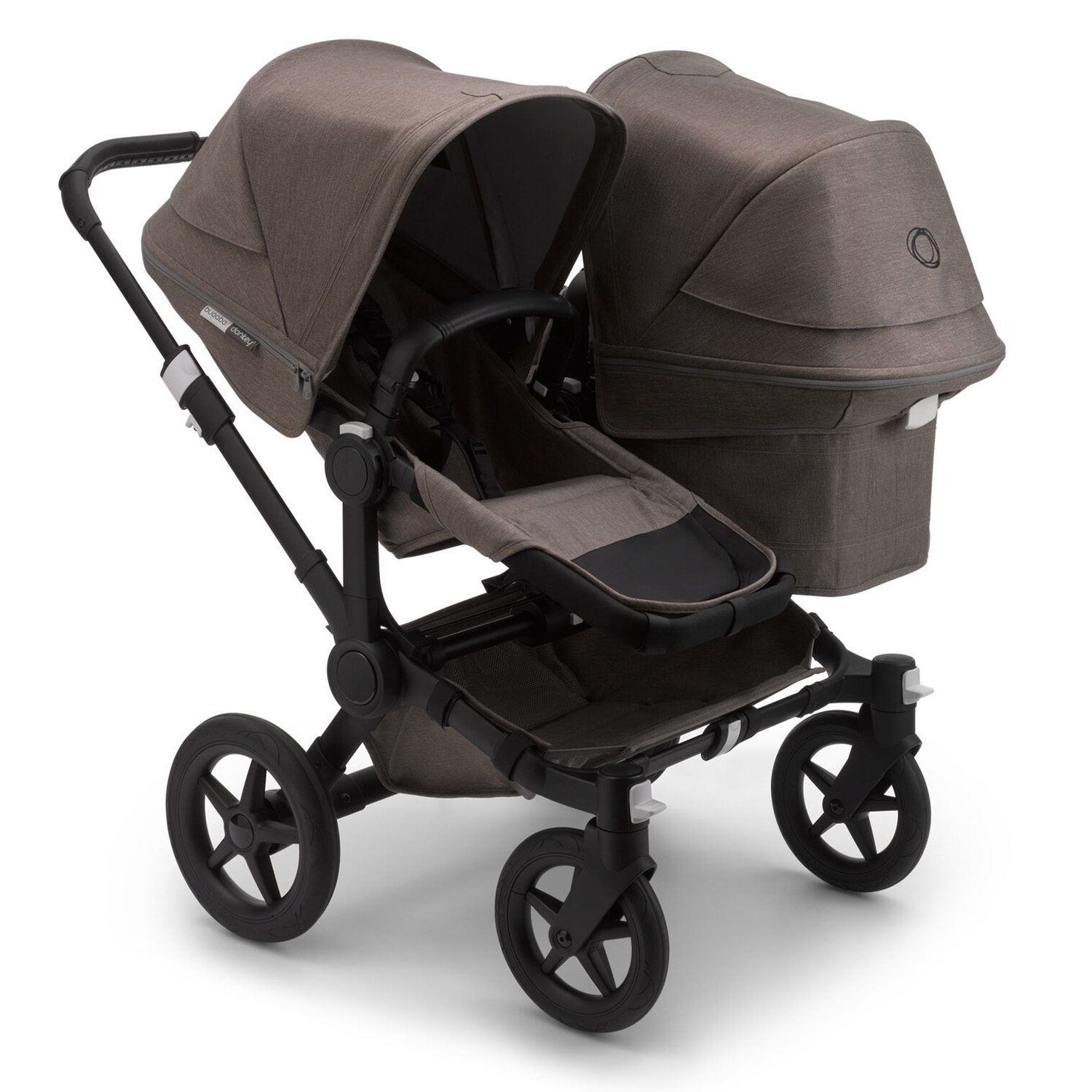 Коляска 2 в1 Bugaboo Donkey3 Complete Mineral Black-Taupe 189154AM01 - фото 1