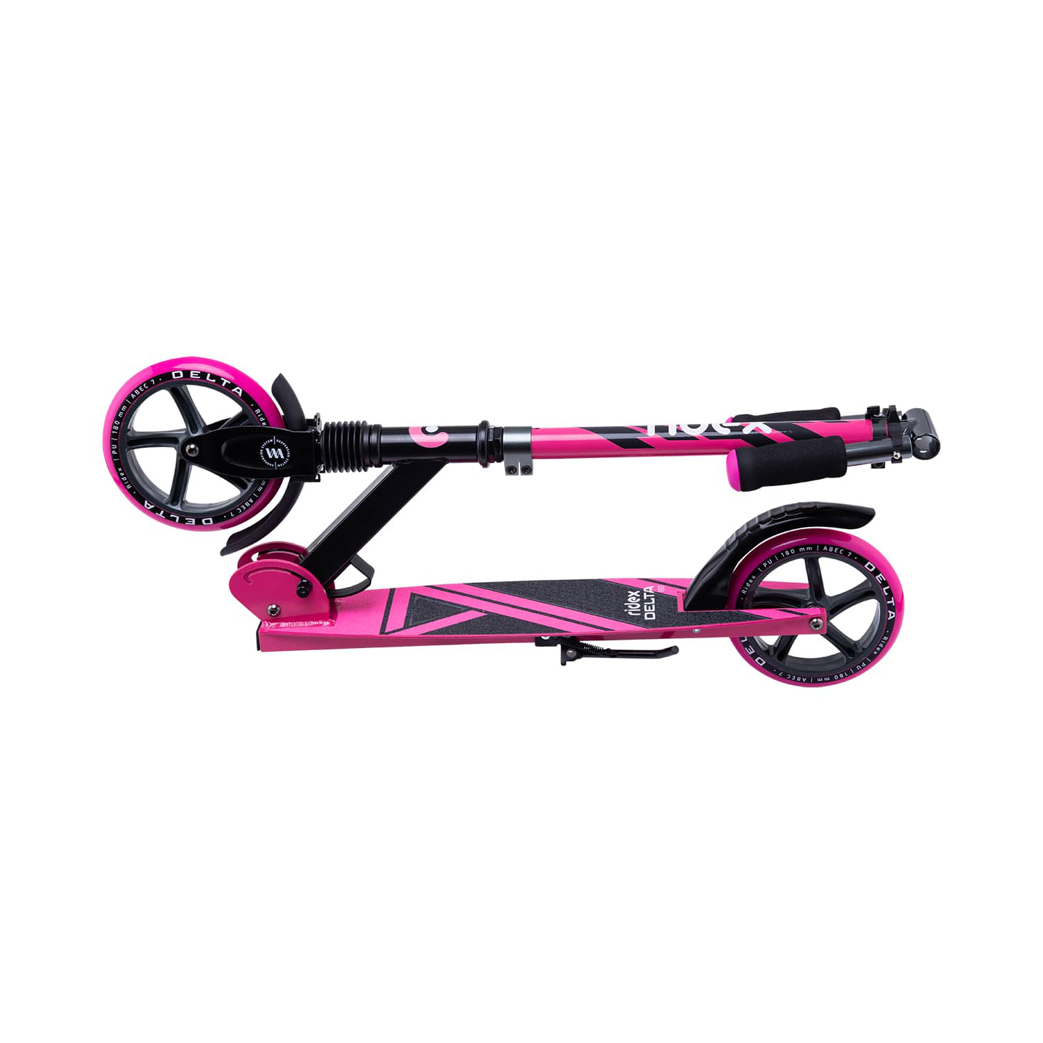 Самокат RIDEX двухколесный Scooter 2 wheels Delta 180 pink - фото 6