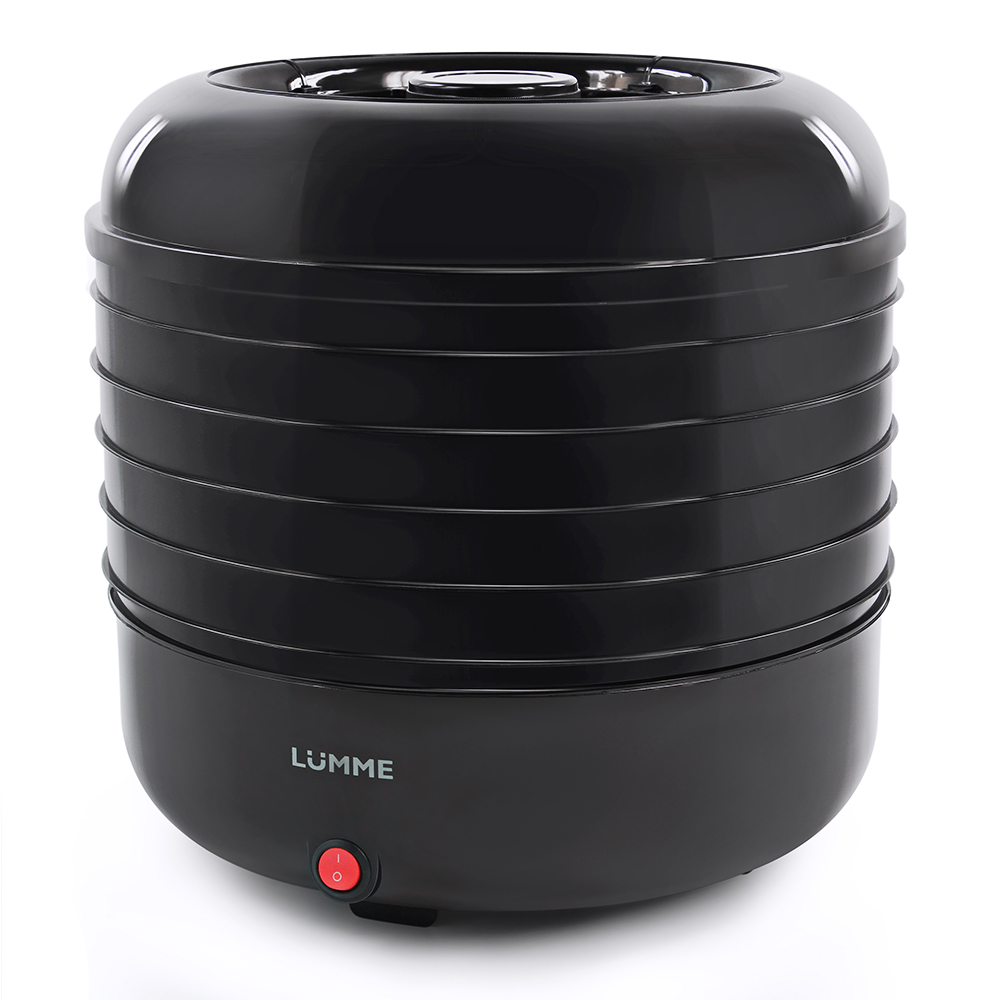 Сушилки для овощей и фруктов LUMME LFD-105PP 5 поддонов черный жемчуг - фото 7