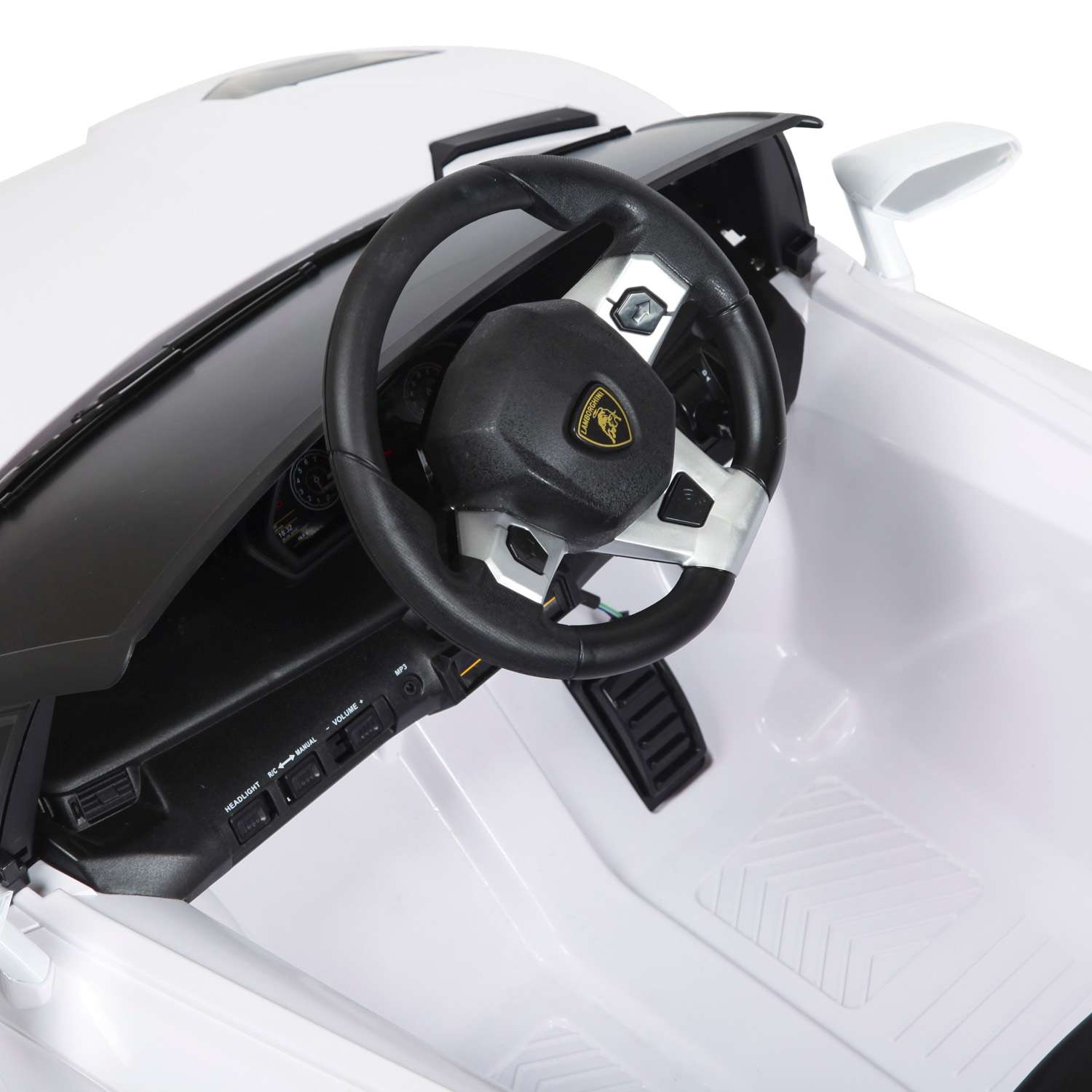Электромобиль Rastar Lamborghini Aventador Белый - фото 16